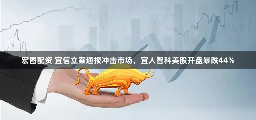 宏图配资 宜信立案通报冲击市场，宜人智科美股开盘暴跌44%